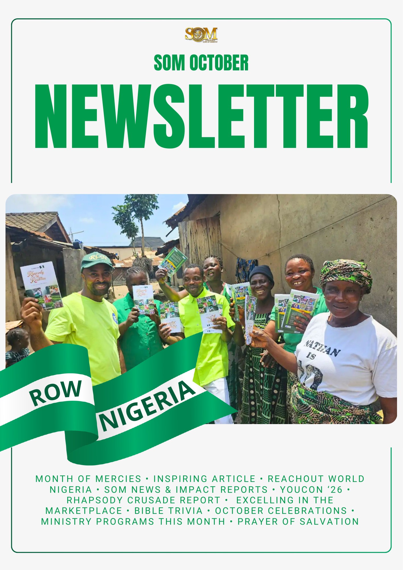 SOM October Newsletter cover